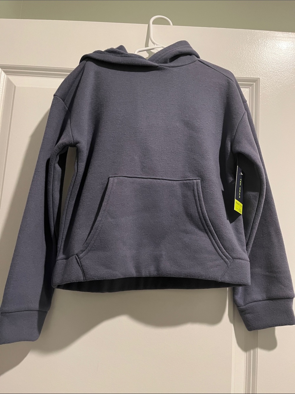 tek gear Kids Hooded Pullover Jacket in Slate Blue